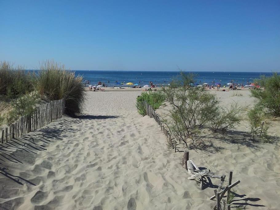 Superbe T2 Tout Confort 3 Etoiles, Entierement Renove Avec Piscine, Parking, Clim, Wifi, Netflix La Grande Motte Bagian luar foto